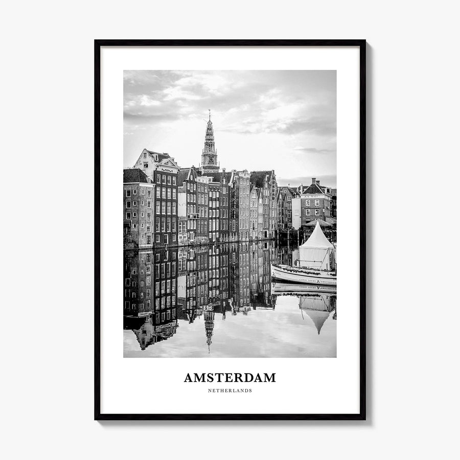 Amsterdam Classic No 3 Poster, framed poster mockup