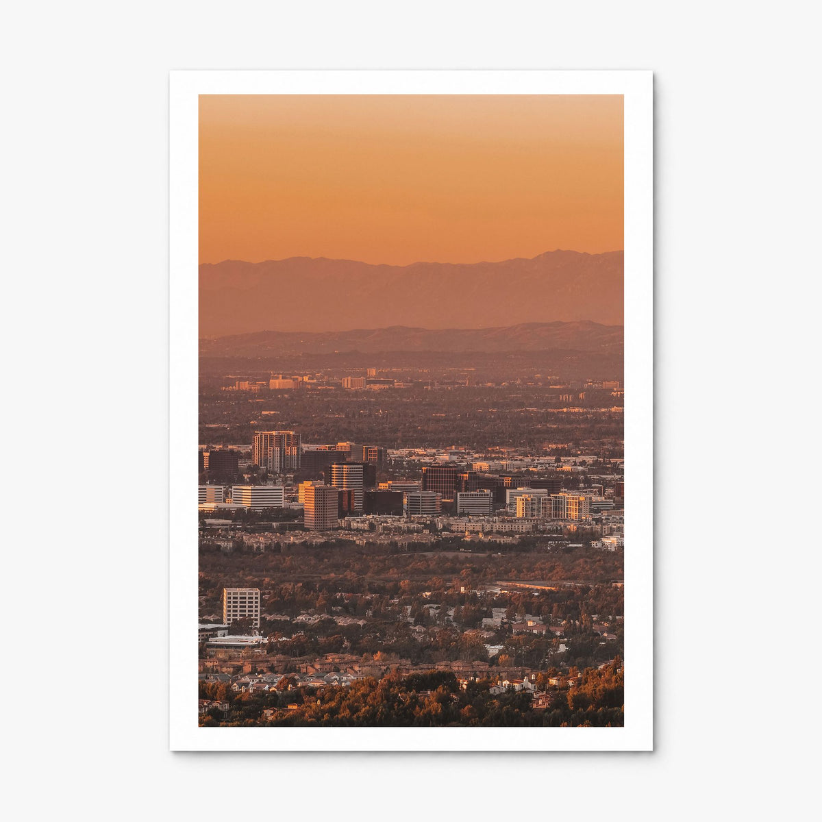 Anaheim Photo Poster, print only (unframed), white border