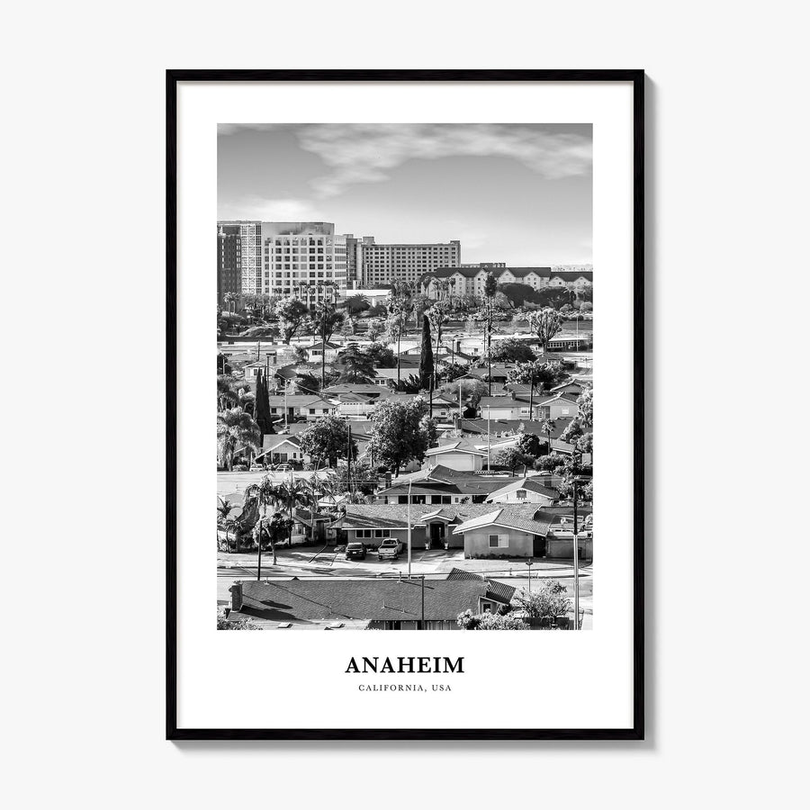 Anaheim Classic No 1 Poster, framed poster mockup