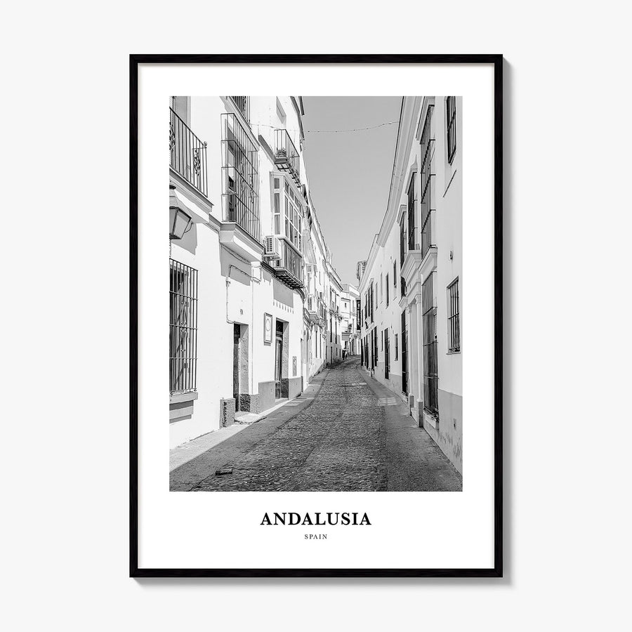 Andalusia Classic No 2 Poster, framed poster mockup