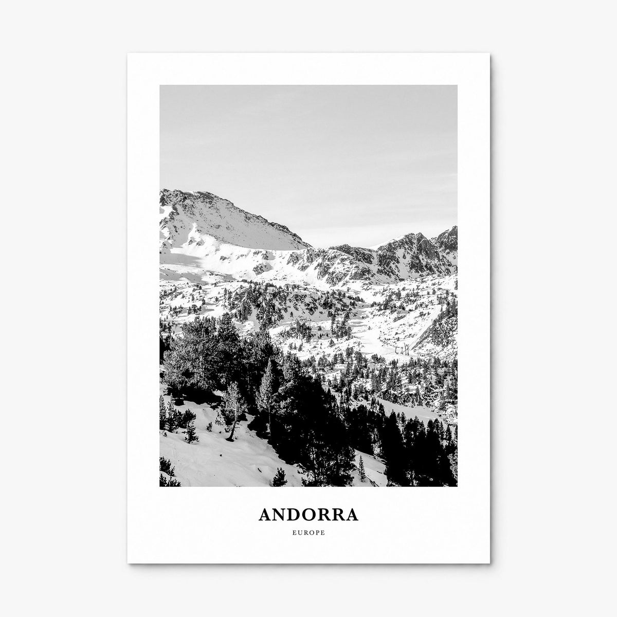 Andorra Classic Poster, print only (unframed)