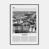 Angers Poster None / 8x12 in Nbourhood Travel B&W Poster