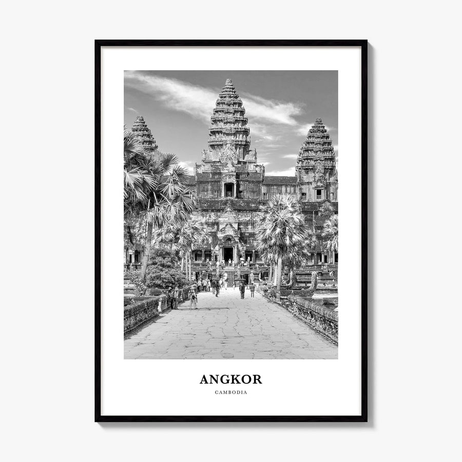 Angkor Classic Poster, framed poster mockup