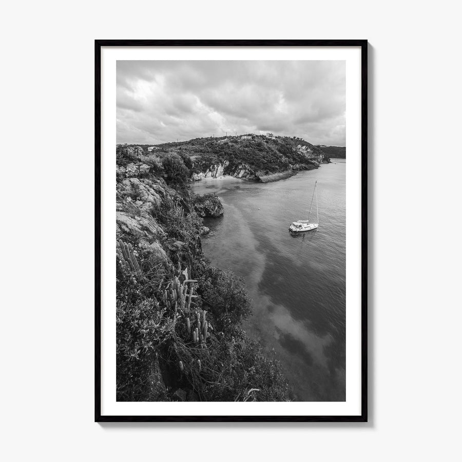 Anguilla Photo No 1 Poster, framed poster mockup, white border