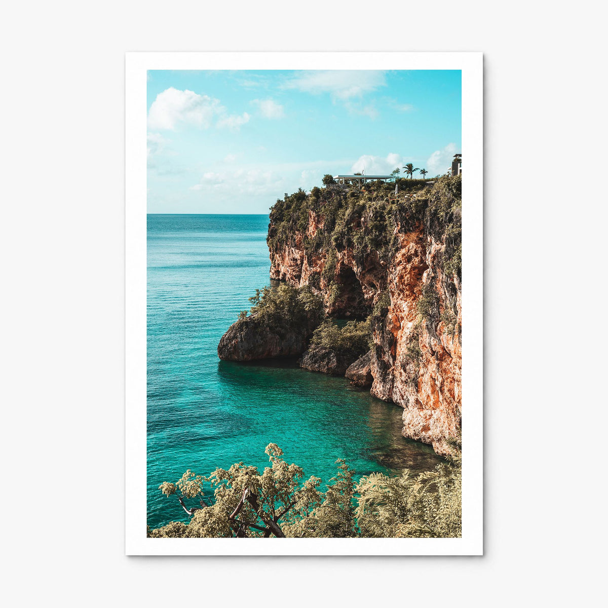 Anguilla Photo Poster, print only (unframed), white border