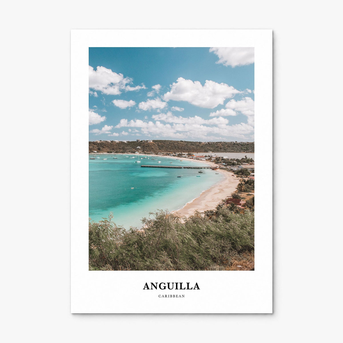 Anguilla Classic Poster, print only (unframed)