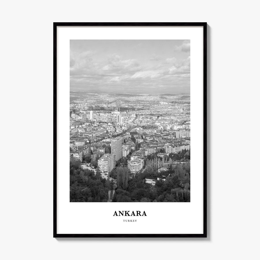 Ankara Classic Poster, framed poster mockup
