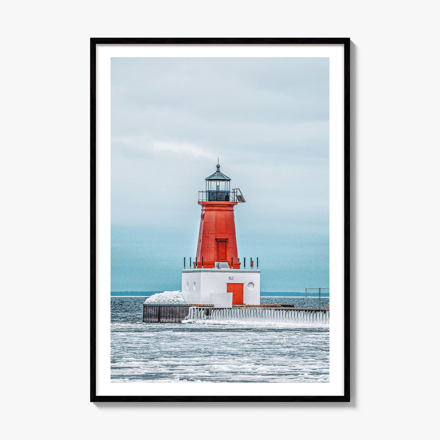Ann Arbor Photo Poster, framed poster mockup, white border