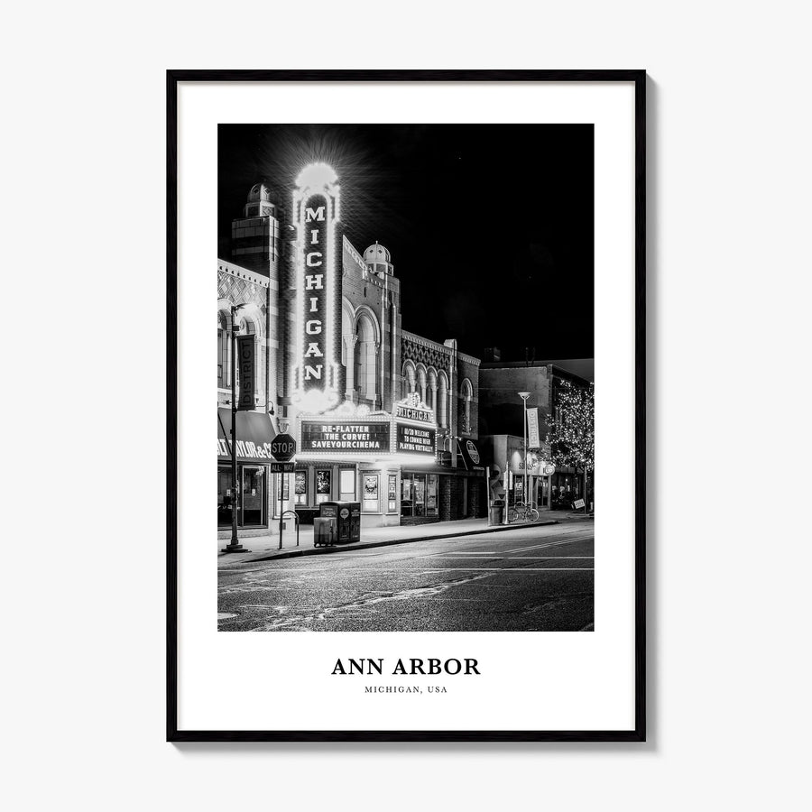 Ann Arbor Classic No 2 Poster, framed poster mockup
