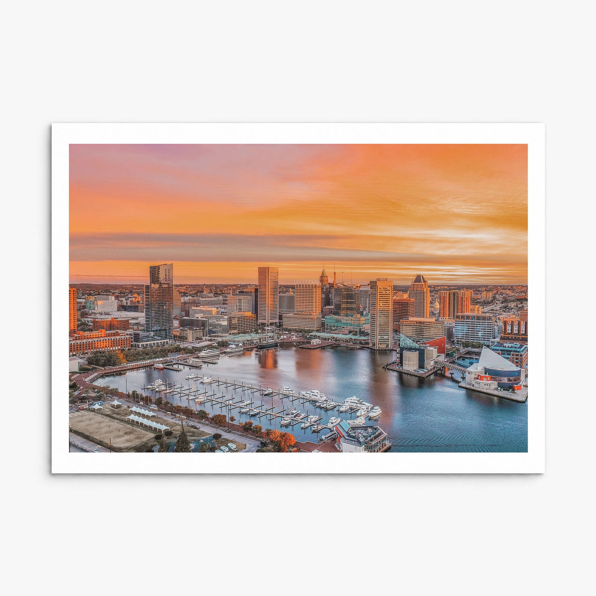 Annapolis Photo Poster, print only (unframed), white border
