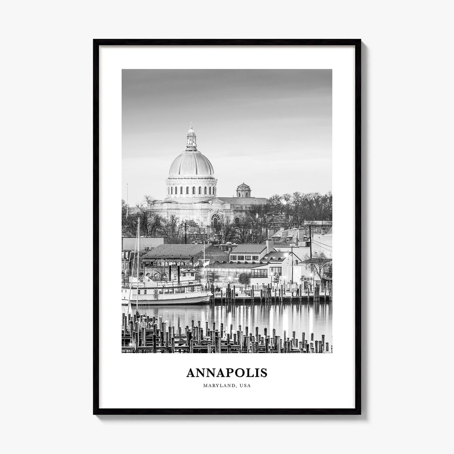 Annapolis Classic No 1 Poster, framed poster mockup