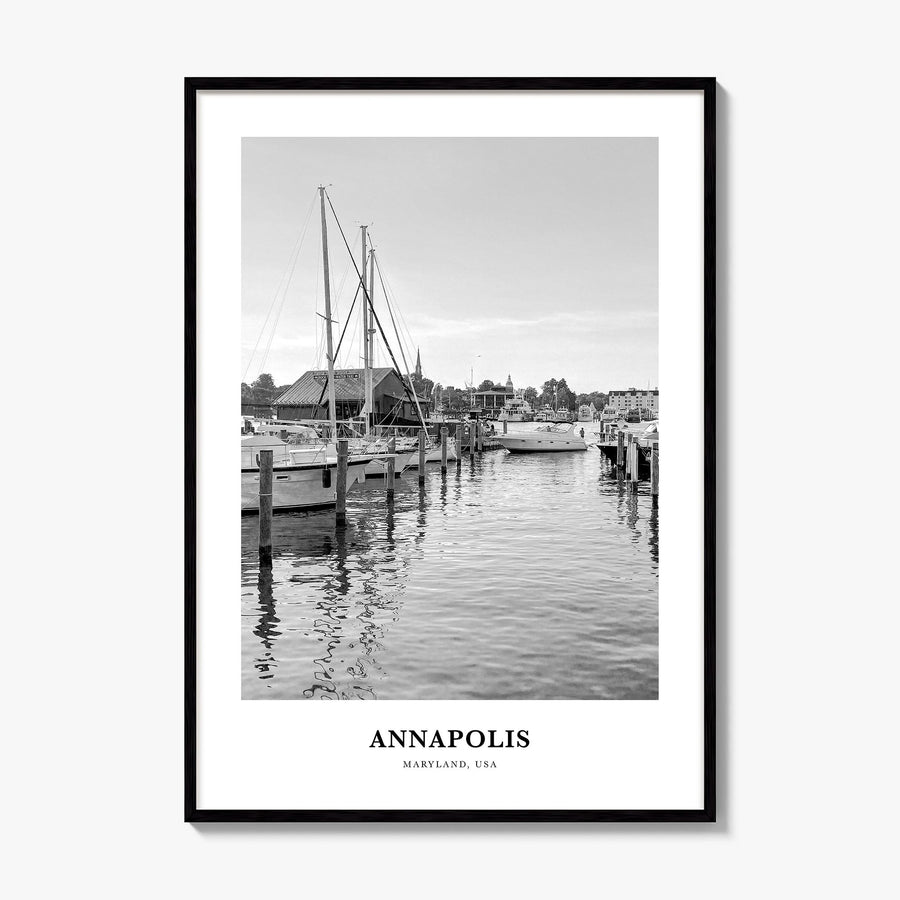 Annapolis Classic No 2 Poster, framed poster mockup