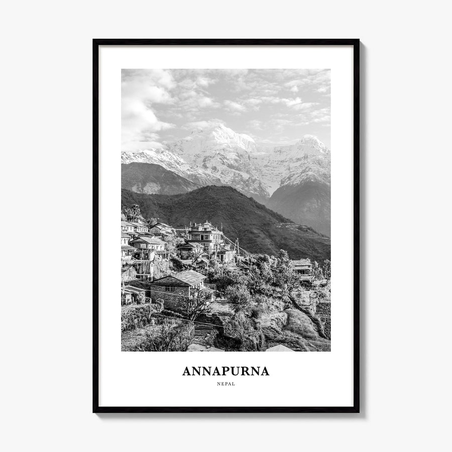 Annapurna Classic Poster, framed poster mockup