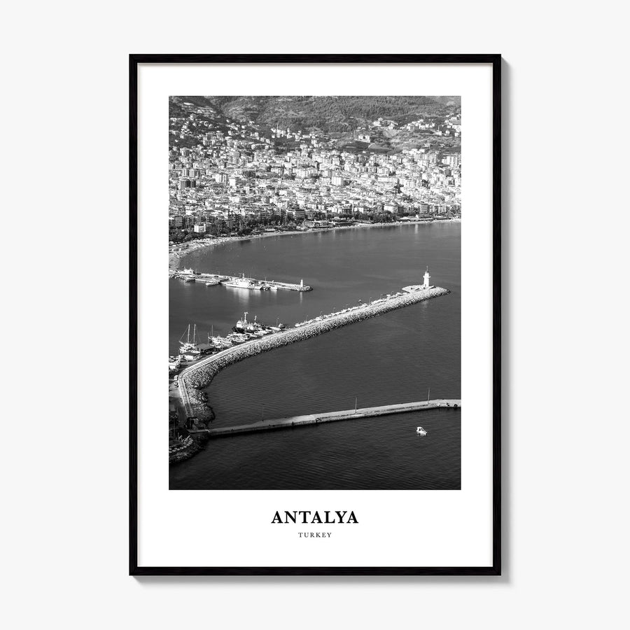 Antalya Classic Poster, framed poster mockup