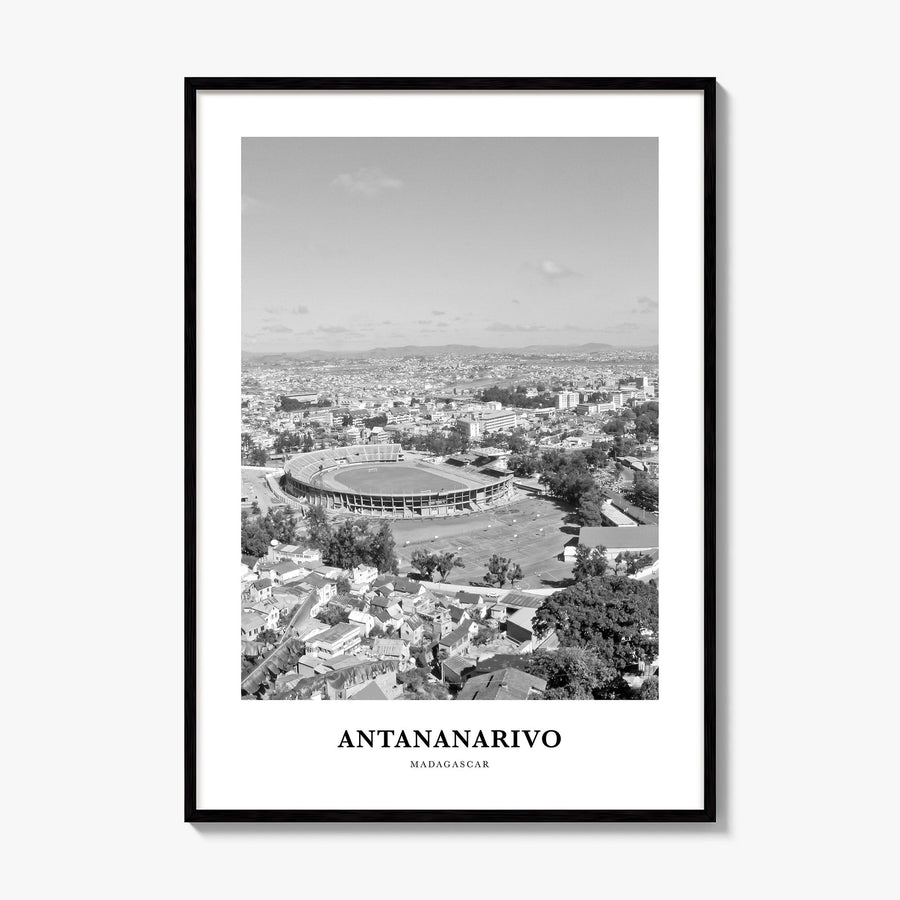 Antananarivo Classic Poster, framed poster mockup