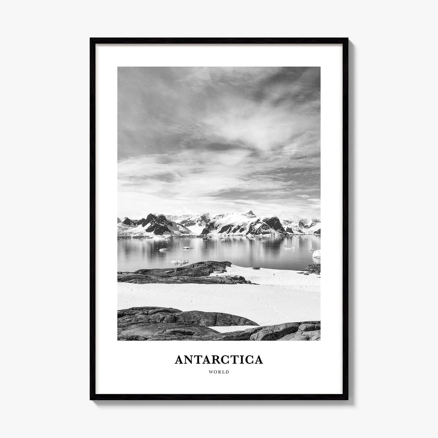 Antarctica Classic Poster, framed poster mockup