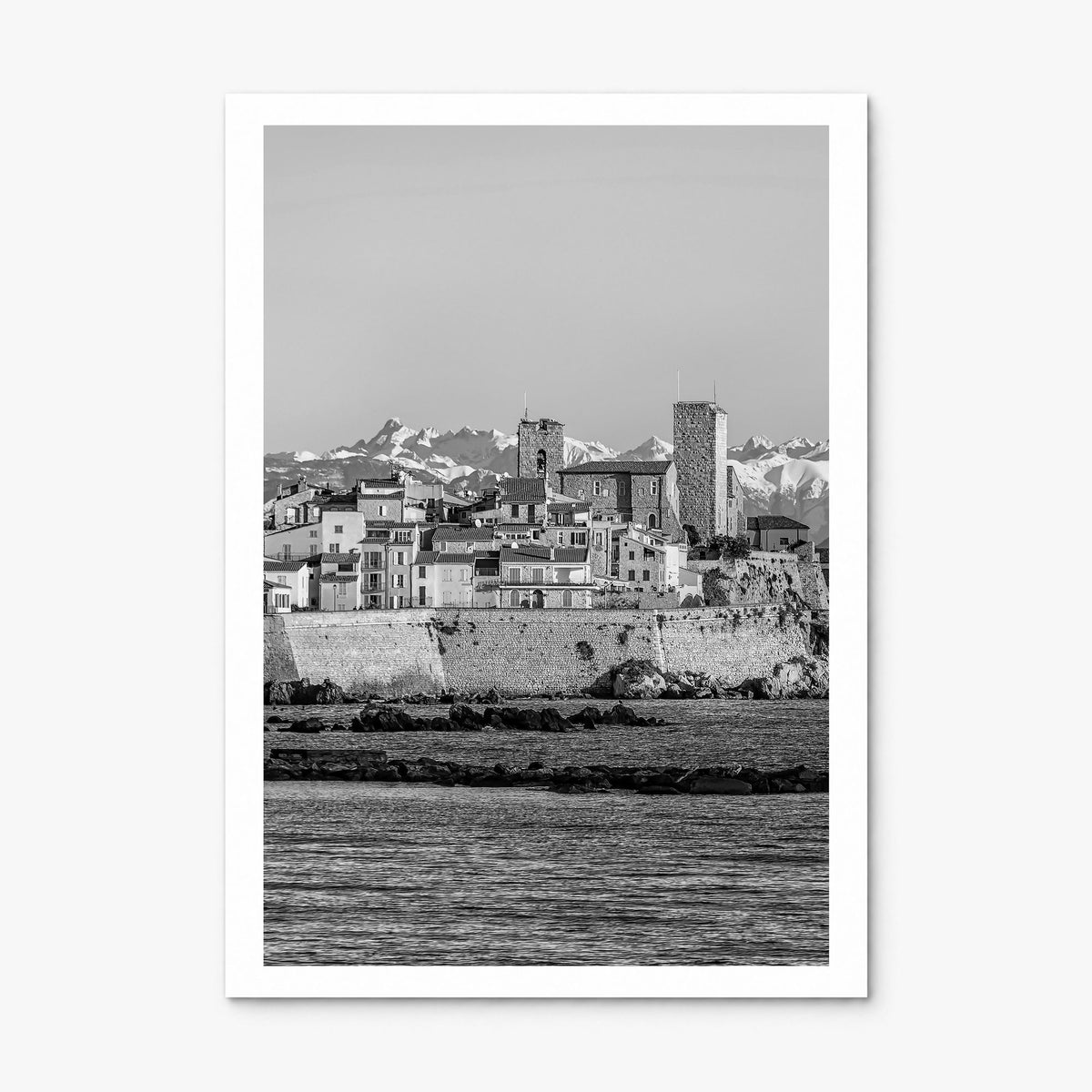 Antibes Photo Poster, print only (unframed), white border