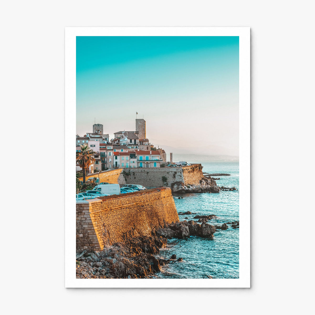 Antibes Photo Poster, print only (unframed), white border