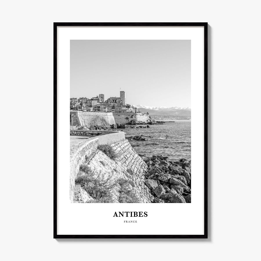 Antibes Classic Poster, framed poster mockup