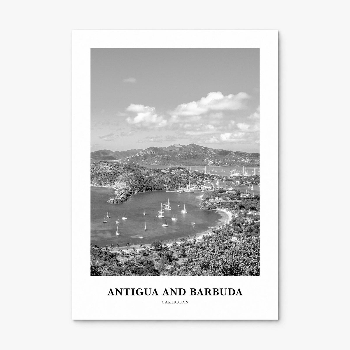 Antigua and Barbuda Classic Poster, print only (unframed)