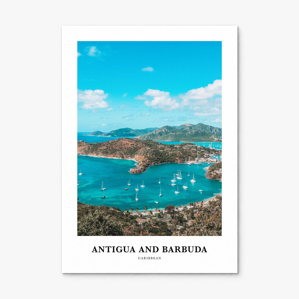 Antigua and Barbuda Classic Poster, print only (unframed)
