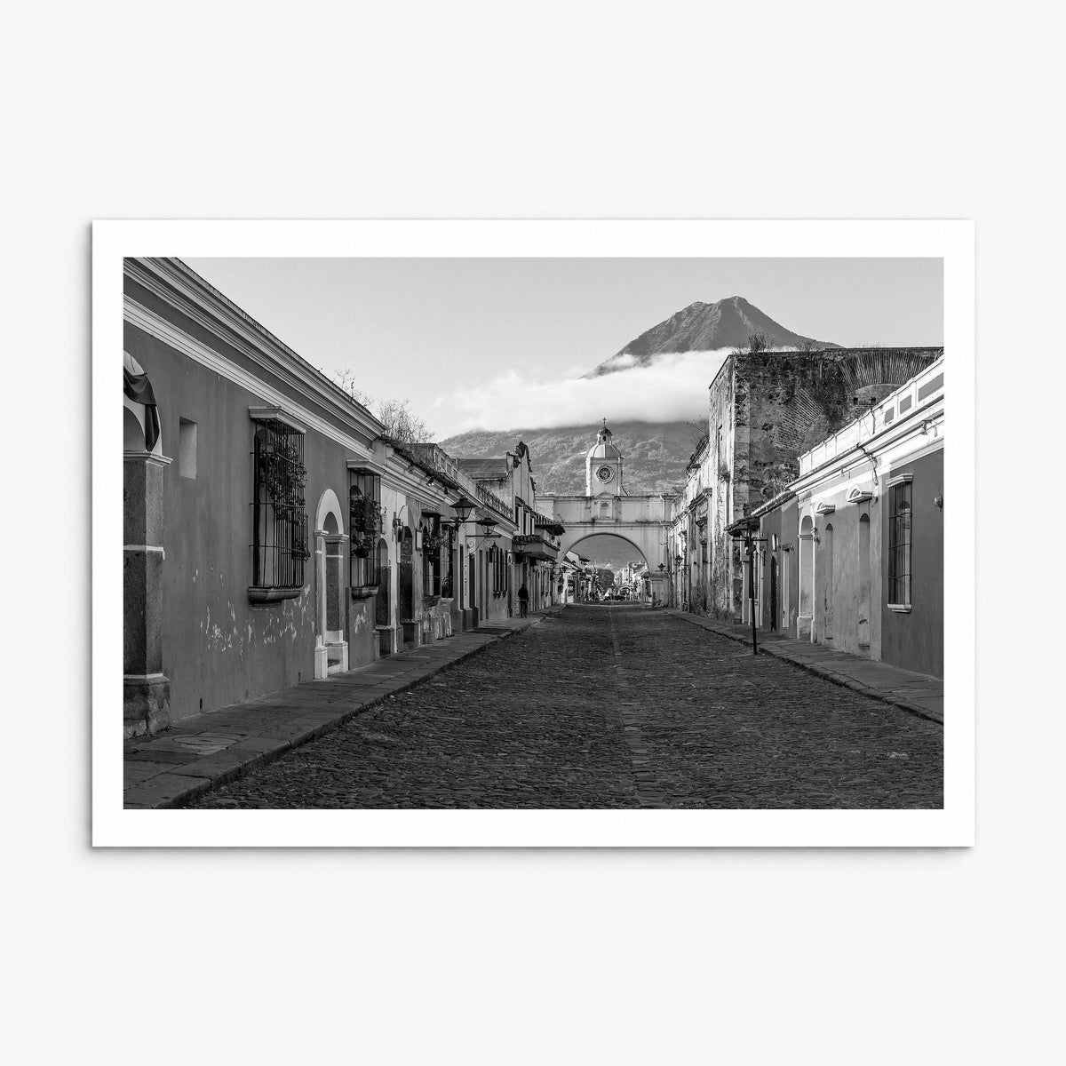 Antigua Guatemala Photo Poster, print only (unframed), white border