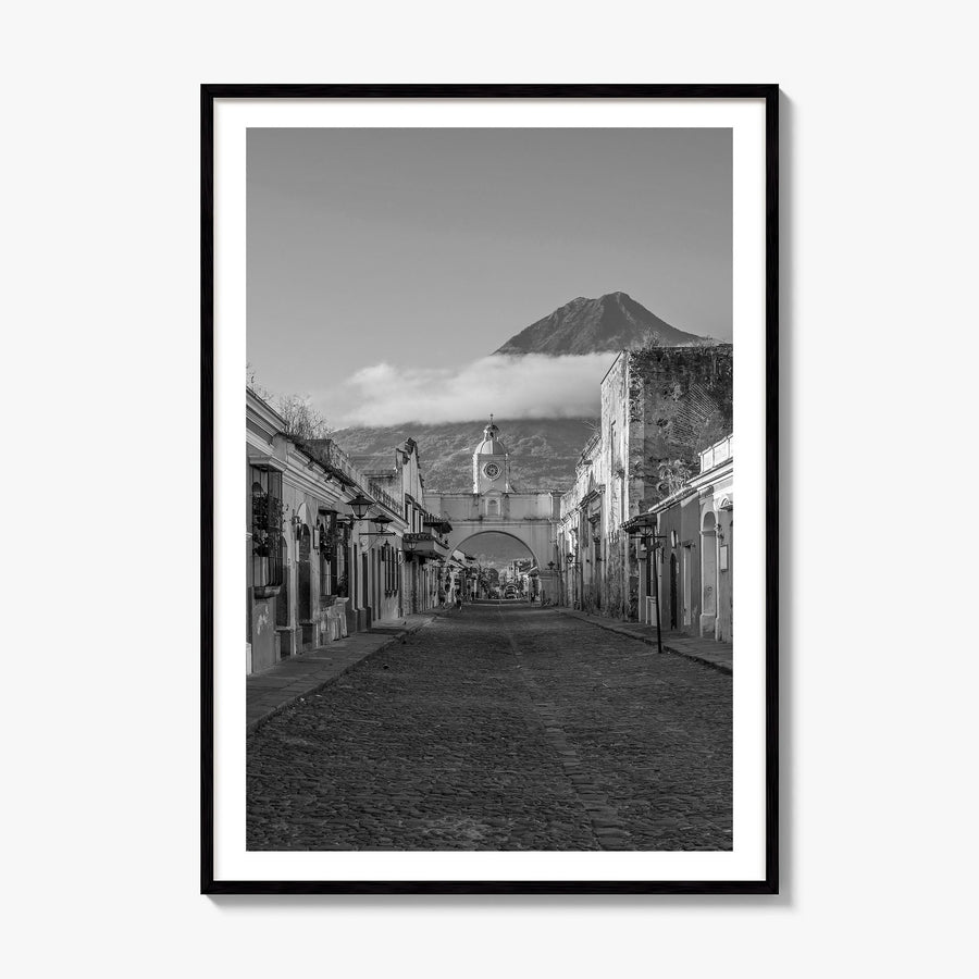 Antigua Guatemala Photo No 1 Poster, framed poster mockup, white border