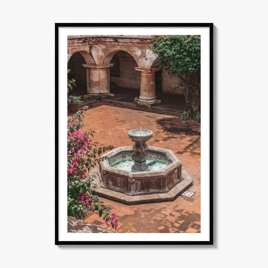Antigua Guatemala Photo No 3 Poster, framed poster mockup, white border
