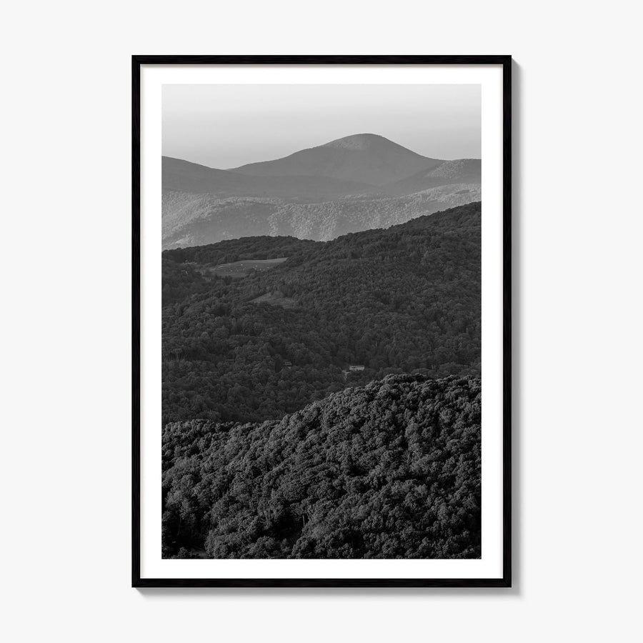 Appalachia Photo Poster, framed poster mockup, white border