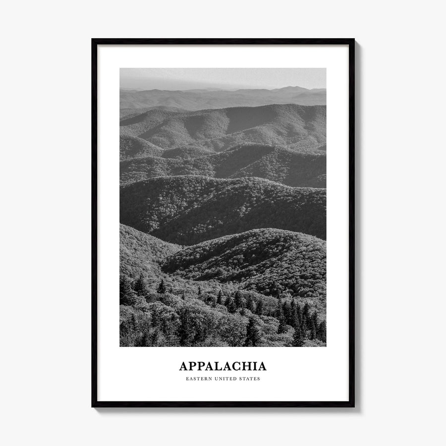 Appalachia Classic Poster, framed poster mockup