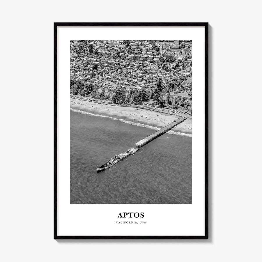 Aptos Classic Poster, framed poster mockup