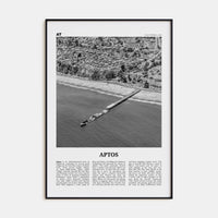 Aptos Poster None / 8x12 in Nbourhood Travel B&W Poster