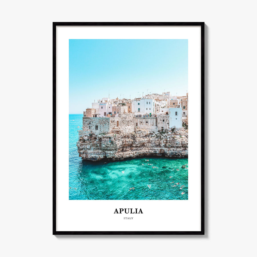 Apulia Classic Poster, framed poster mockup