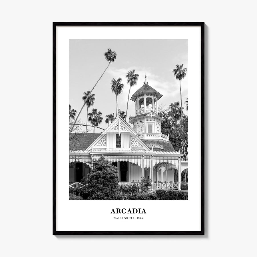 Arcadia Classic Poster, framed poster mockup