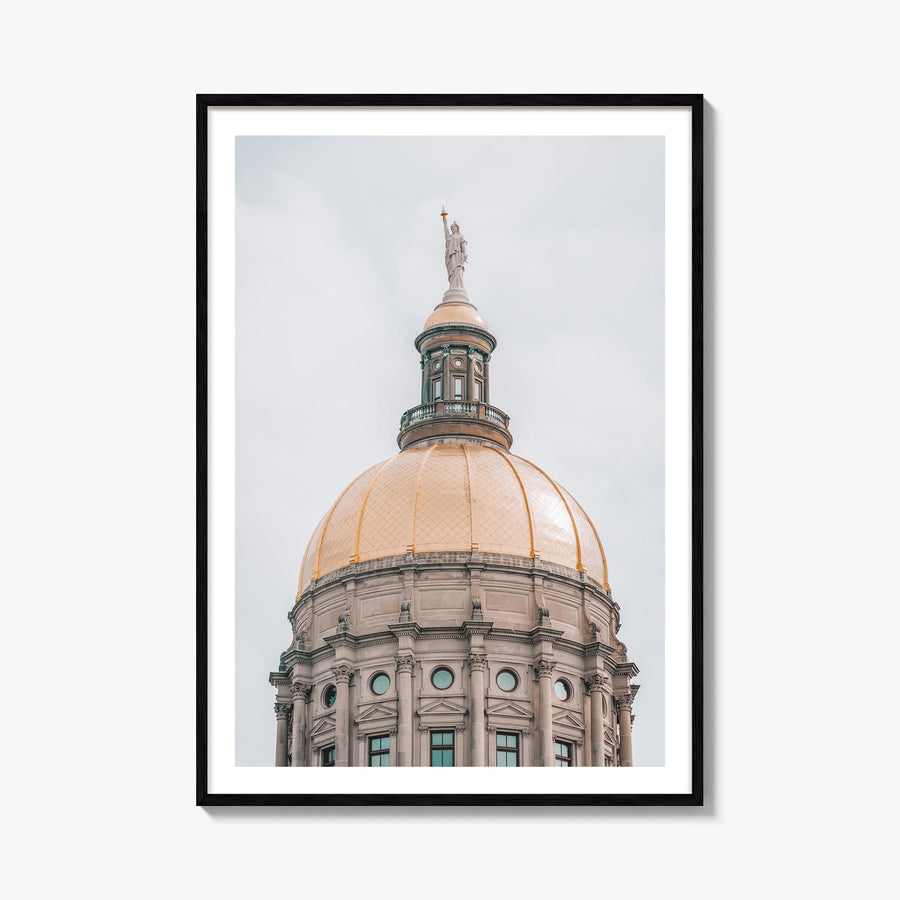Architecture no. 2 colorful photo poster – vertical wall art, unframed print shown in interior mockup