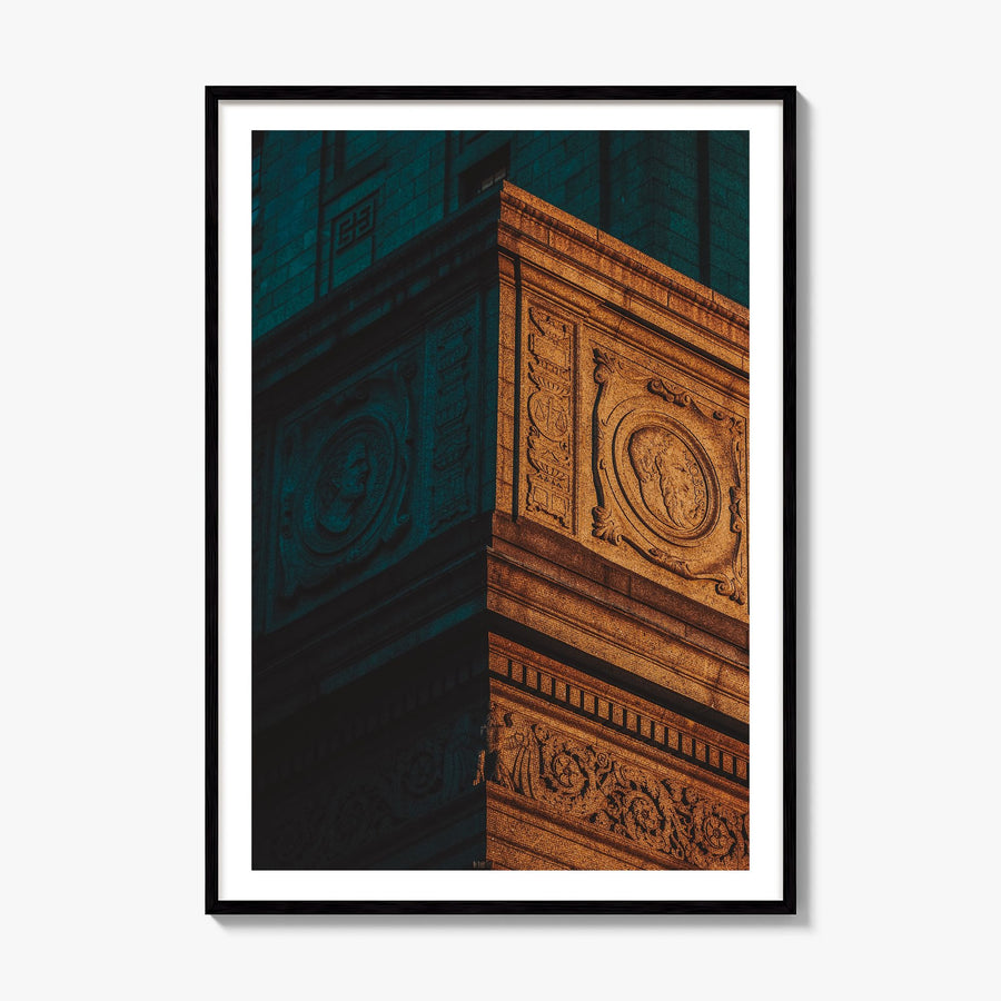 Architecture Photo No 4 Poster, framed poster mockup, white border