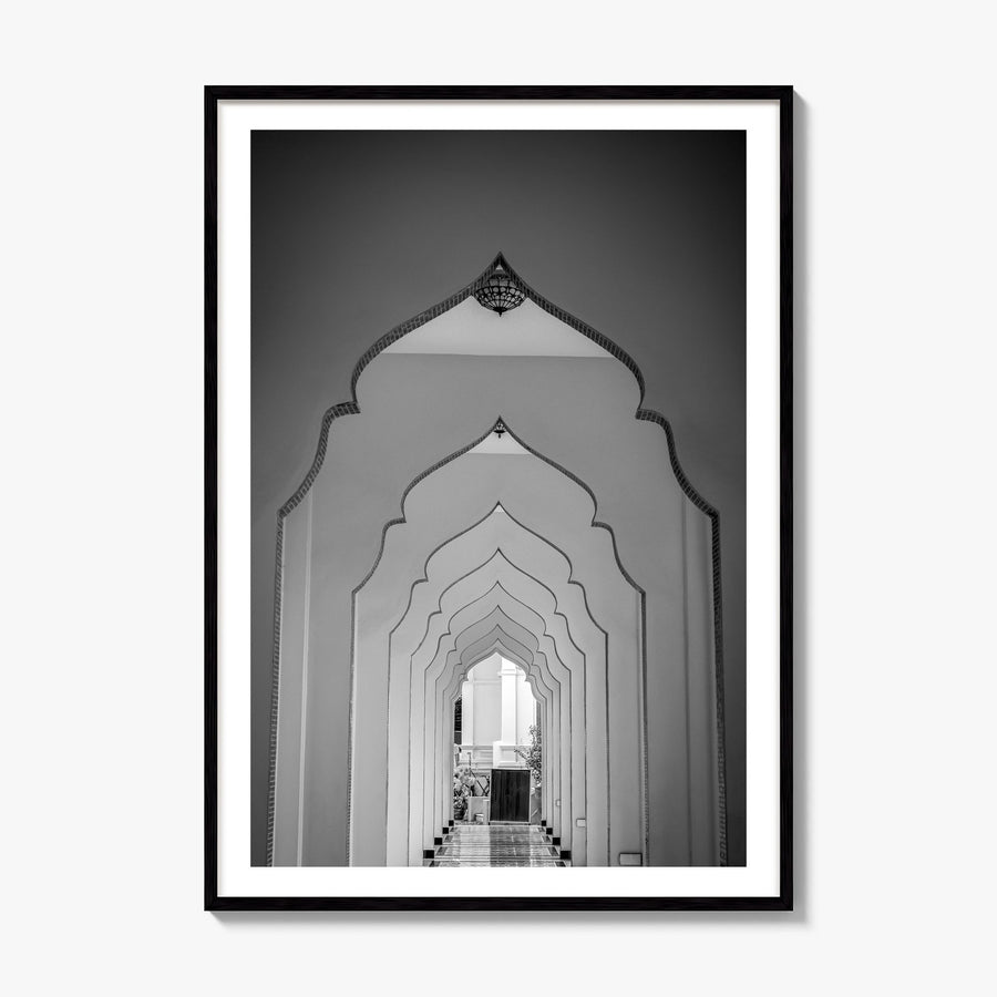 Archway Photo No 2 Poster, framed poster mockup, white border