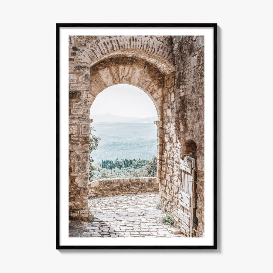Archway Photo No 1 Poster, framed poster mockup, white border