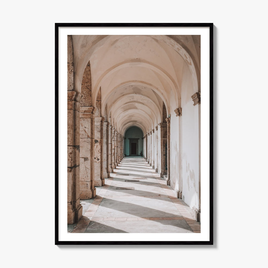 Archway Photo No 2 Poster, framed poster mockup, white border
