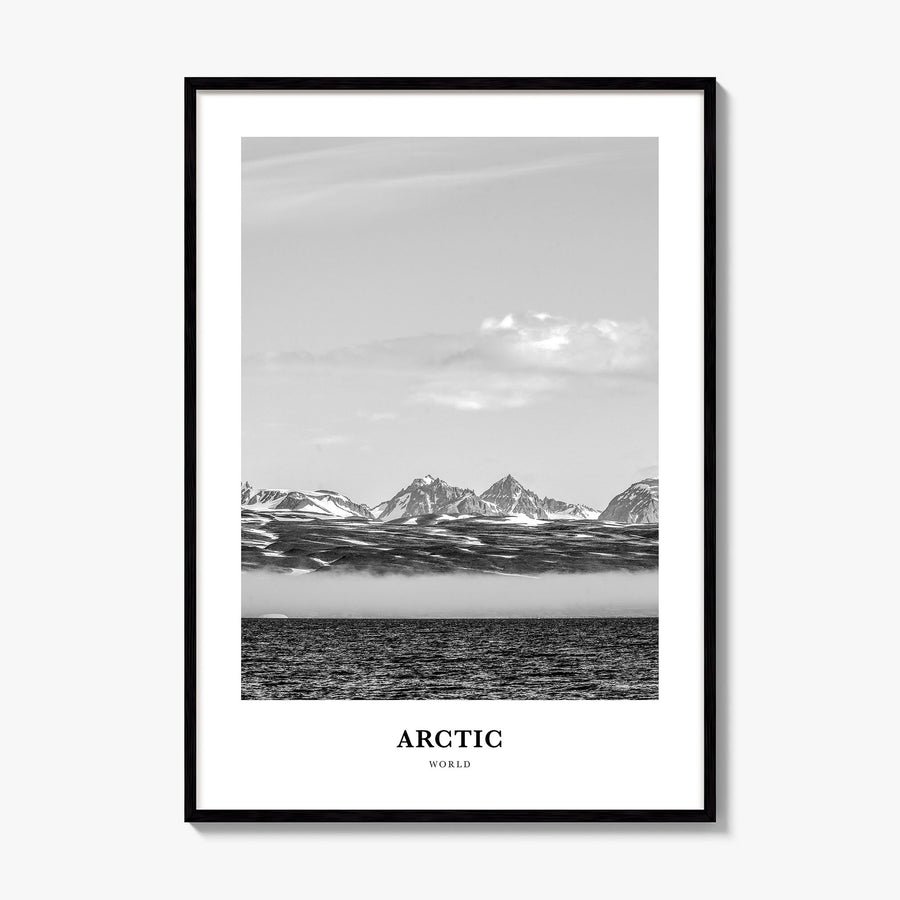 Arctic Classic Poster, framed poster mockup