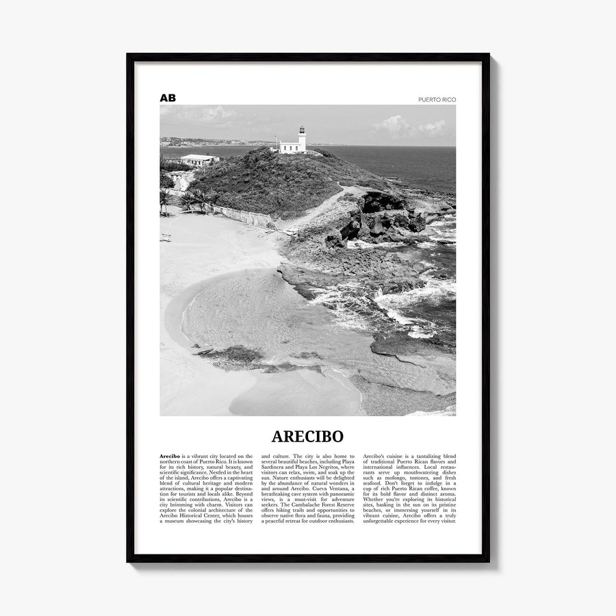 Arecibo Newspaper No 1 Poster, framed poster mockup