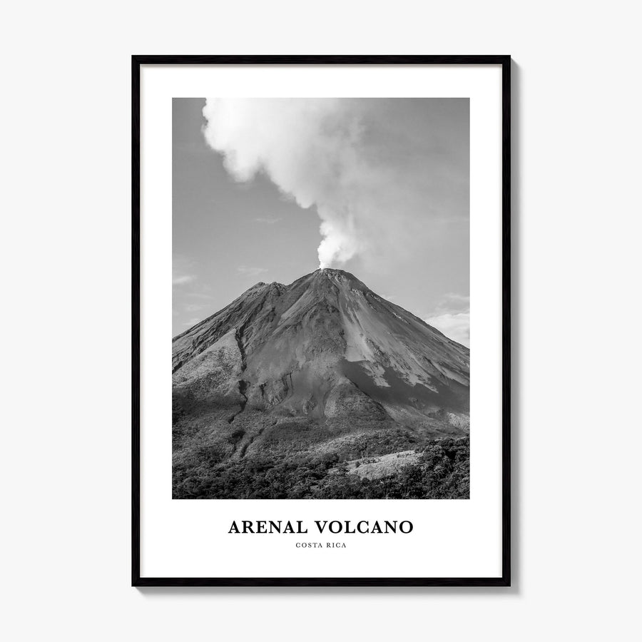 Arenal Volcano National Park Classic Poster, framed poster mockup