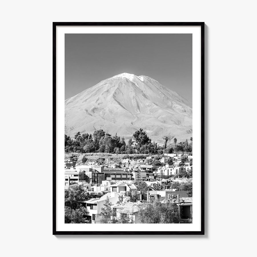 Arequipa Photo Poster, framed poster mockup, white border