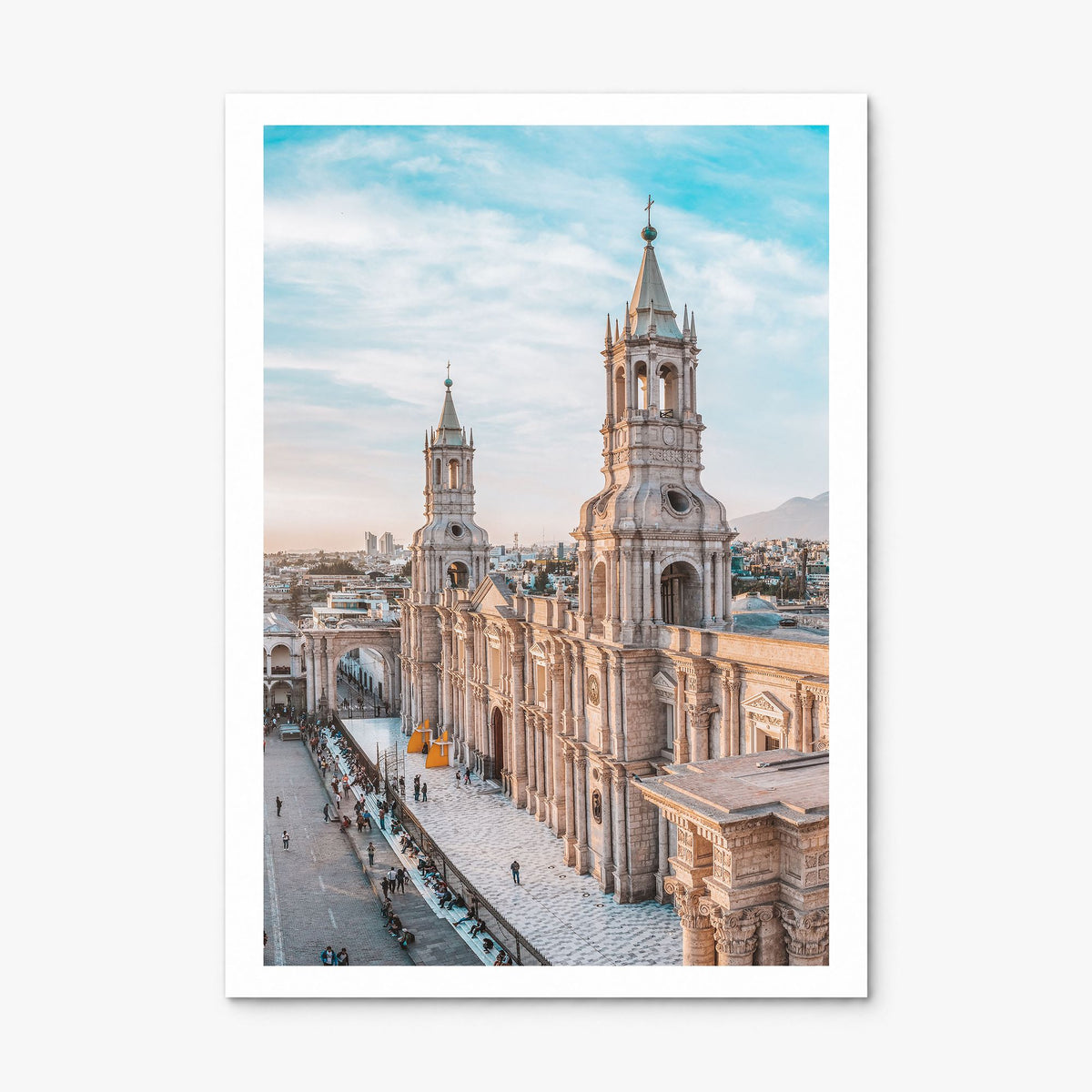 Arequipa Photo Poster, print only (unframed), white border