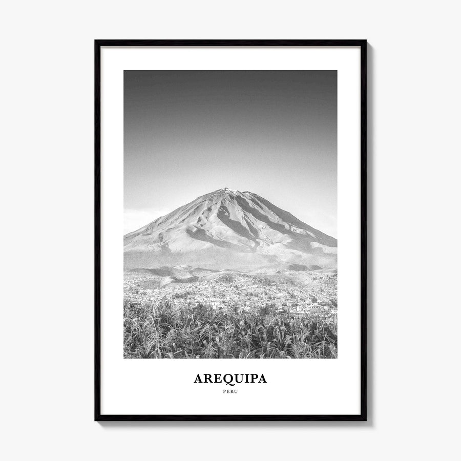 Arequipa Classic Poster, framed poster mockup