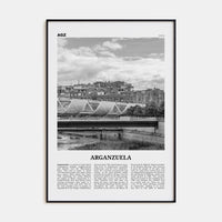 Arganzuela Poster None / 8x12 in Nbourhood Travel B&W Poster