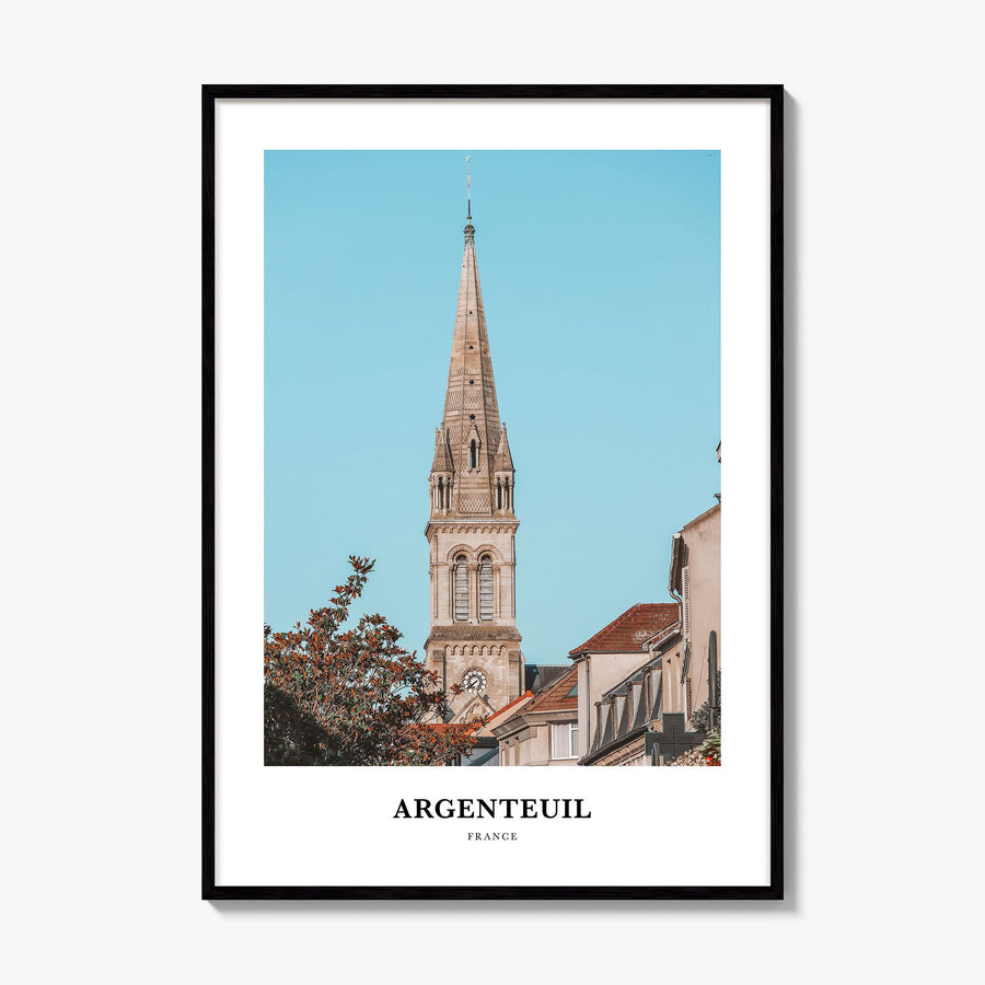 Argenteuil Classic Poster, framed poster mockup