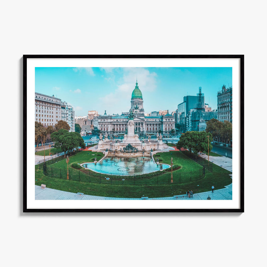 Argentina Photo Poster, framed poster mockup, white border