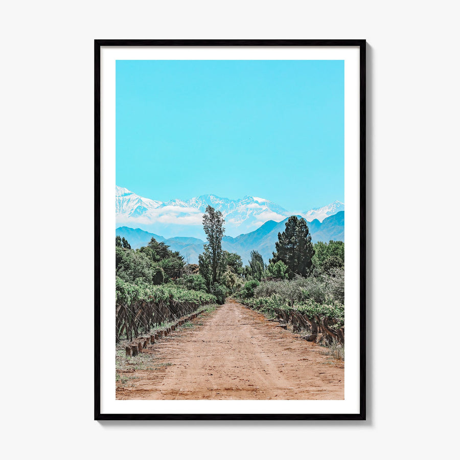 Argentina Photo Poster, framed poster mockup, white border
