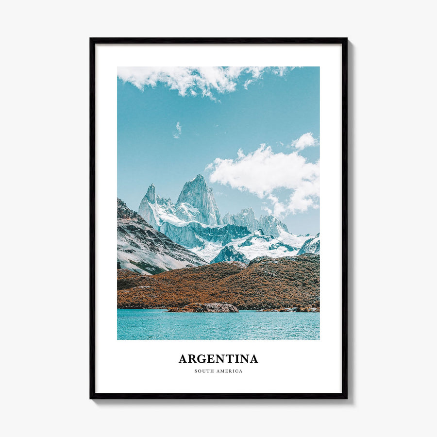 Argentina Classic Poster, framed poster mockup